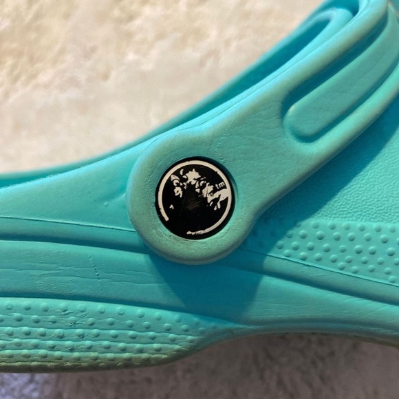 SOLD - Turquoise Crocs - Picture 4 of 7